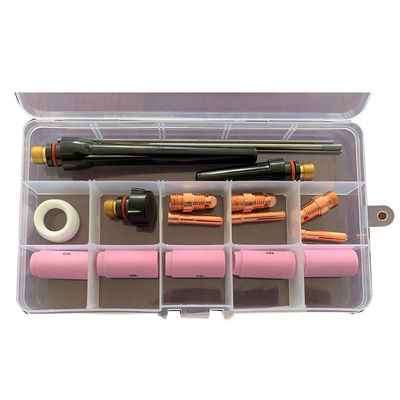 Saldatura Torcia Lenti a gas Wedge Collect Kit ugello ceramico per consumabili di saldatura Tig