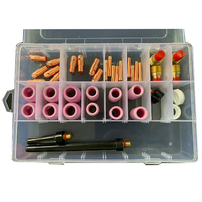 Saldatura Torcia Lenti a gas Wedge Collect Kit ugello ceramico per consumabili di saldatura Tig