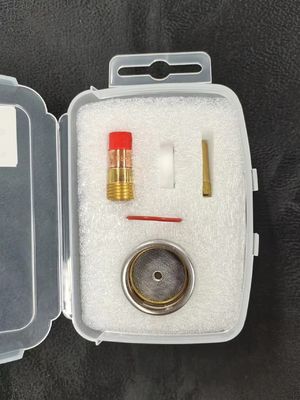 Disegno leggero UPPERWELD WP17/18/26 54NQCN 16 Clear Glass Cup Nozzle Kit 2.4 per saldatura TIG