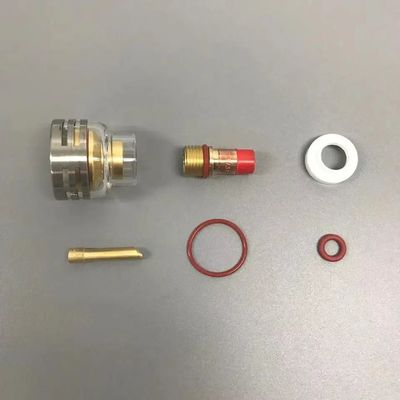 Disegno leggero UPPERWELD WP17/18/26 54NQCN 16 Clear Glass Cup Nozzle Kit 2.4 per saldatura TIG