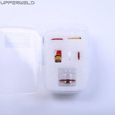 WP-17/18/26 2.4 TIG Saldatura Torcia Kit Lenti a Gas 1/16' 3/32' 1/8' Clear Nozzle Pyrex Cup Kit