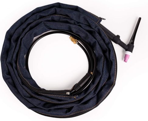 Capo del cavo della torcia di saldatura resistente cowboy zipper jacket stile protettore per torcia dell'arco di gas