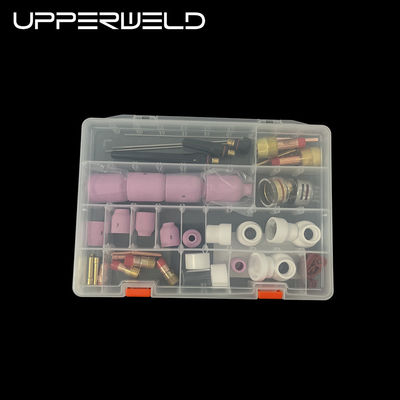OEM Saldatura Torcia 66PCS TIG Accessori Jumbo Nozzolo ceramico Lente a gas TIG Ricambi