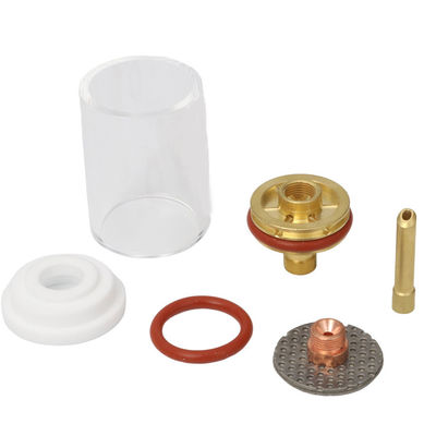 WP17 18 26 Tig accessori di torcia di saldatura Kit di ugelli di vetro rettilineo per Tig