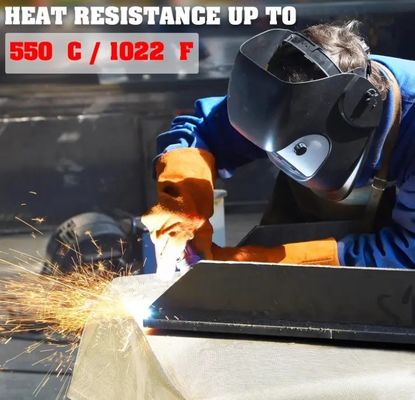 Copertura di saldatura 100% ignifuga 6x8 piedi 2 con guanti per la protezione delle mani