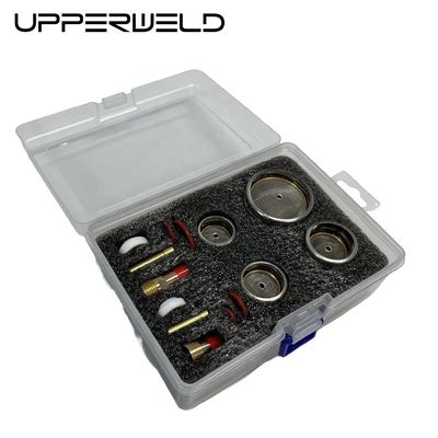 WP17/18/26 Coppe di vetro a torcia Tig superiore 53NQCN Consumabili di saldatura TIG per supporto OBM personalizzato