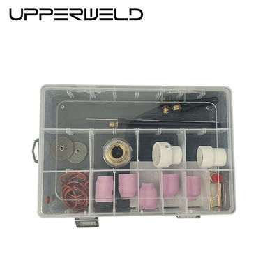 27PCS TIG accessori di torcia di saldatura per WP-9/20 2.4 mm di diametro ugello ceramico incluso