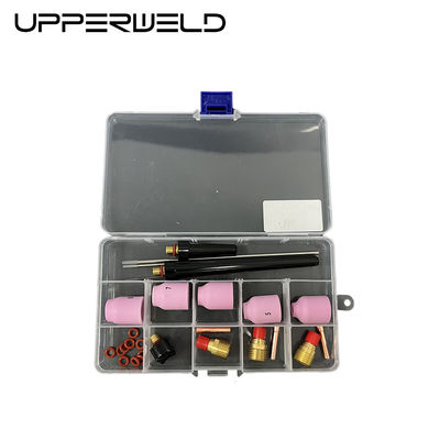 Pink UPPERWELD 27PCS TIG Saldatura Torcia accessori Serie 53N ugello ceramico TIG Ricambi includono lenti a gas