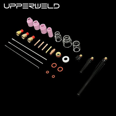 35PCS accessori per torce di saldatura TIG per ugelli in ceramica TIG 13N e 53N