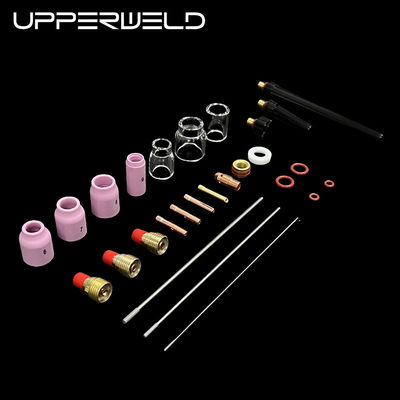 35PCS accessori per torce di saldatura TIG per ugelli in ceramica TIG 13N e 53N