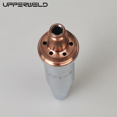 6 Nozzolo di taglio a gas Dimensione Propano Acetilene Punta di taglio Ossigeno per l'industria del taglio