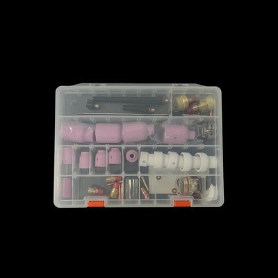 57PCS TIG accessori di torcia di saldatura ugello in ceramica grande TIG ricambi in rosa