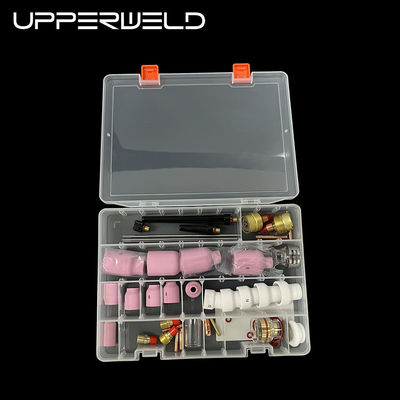 57PCS TIG accessori di torcia di saldatura ugello in ceramica grande TIG ricambi in rosa