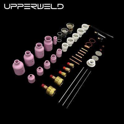 57PCS TIG accessori di torcia di saldatura ugello in ceramica grande TIG ricambi in rosa
