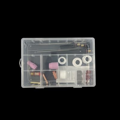 24PCS Alumina e ugello trasparente TIG Torcia di saldatura Parti di ricambio per supporto personalizzato