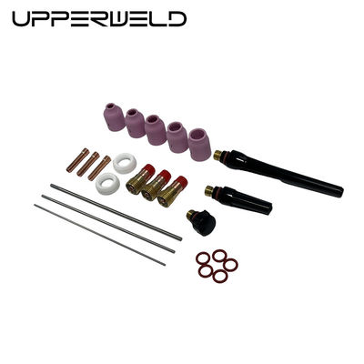 Ottenere saldature TIG perfette con UPPERWELD 29PCS TIG accessori torcia di saldatura e lenti a gas