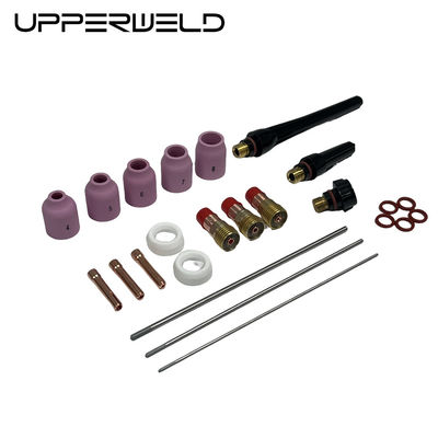 Ottenere saldature TIG perfette con UPPERWELD 29PCS TIG accessori torcia di saldatura e lenti a gas