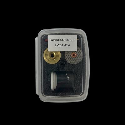 WP-9/20 TIG Accessori di saldatura Kit di ugelli di quarzo Torcia Ricambi Coppe di vetro di grandi dimensioni Kit