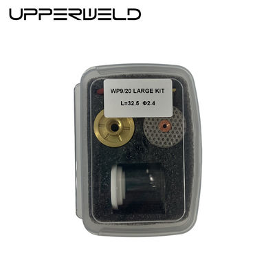 WP-9/20 TIG Accessori di saldatura Kit di ugelli di quarzo Torcia Ricambi Coppe di vetro di grandi dimensioni Kit