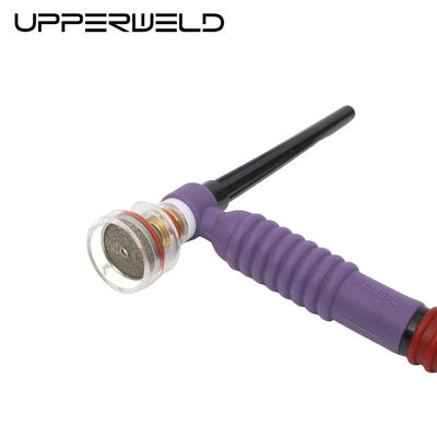 Cappotto di rame viole e di plastica superiore WT125FL TIG flessibile testa della torcia di saldatura raffreddata ad aria