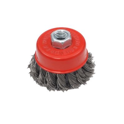 Supporto personalizzato Spazzola a ruota di filo torto da 3 pollici per materiali di consumo di saldatura M14 * 75 * 2 mm