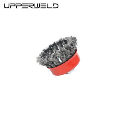 Supporto personalizzato Spazzola a ruota di filo torto da 3 pollici per materiali di consumo di saldatura M14 * 75 * 2 mm