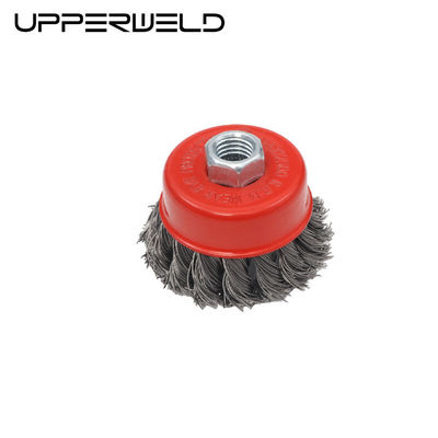 Supporto personalizzato Spazzola a ruota di filo torto da 3 pollici per materiali di consumo di saldatura M14 * 75 * 2 mm