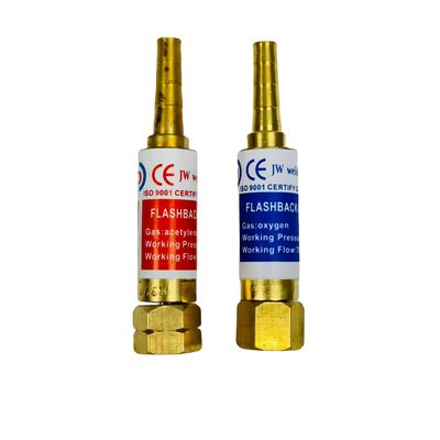 2600L/T 7000L/H Brass Copper Upper Welding Flashback Arrestor per ossigeno e acetilene