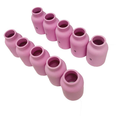 TIG Lenti a gas ugello di alluminio ugello di tazza ceramica per SR WP 17 18 26 9 20 Torcia di saldatura