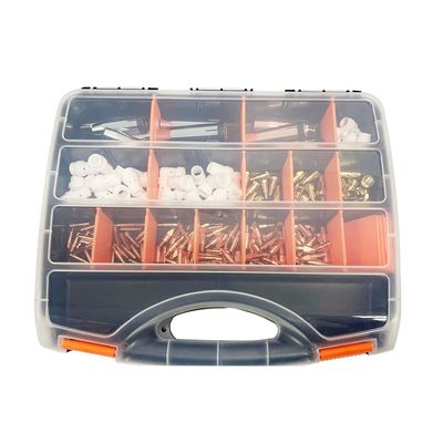 TIG/MIG Strumenti e attrezzature di saldatura Box di stoccaggio con organizzatore hardware design superiore