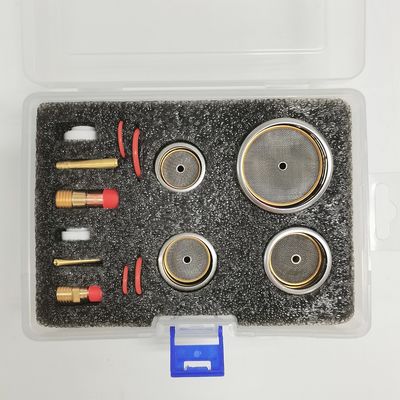 TIG Accessori di saldatura 26pc Kit Lenti a gas per WP9 20 WP 17 18 26 TIG Clear Champagne Nozzle