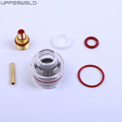 Consumabili per tazze TIG resistenti WP17 18 26 TIG Kit di ugelli trasparenti per champagne con corpo a colletto