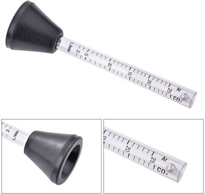 Testatore di scala di flusso di gas di CO2 di argon accurato e durevole per TIG MIG Range di saldatura 0-25L/min