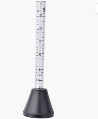 Testatore di scala di flusso di gas di CO2 di argon accurato e durevole per TIG MIG Range di saldatura 0-25L/min