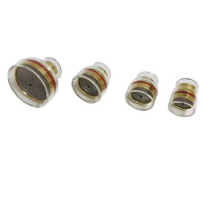 TIG Accessori Champagne Clear Nozzle With Screen Pack per risultati di saldatura precisi